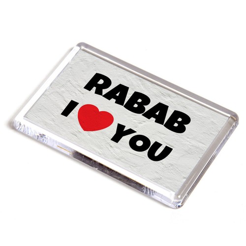 Fridge magnet rabab i love - magnet,