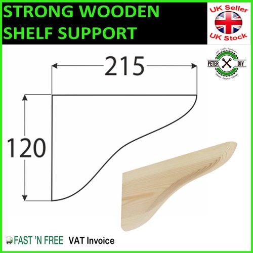 Wooden shelf supports - wooden,