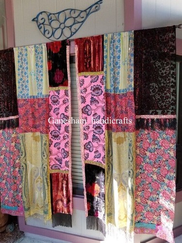 2pc indian sari patchwork - indian,