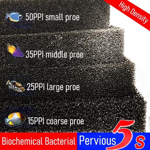 Thick black aquarium filter - thick,