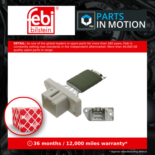 Heater blower resistor - heater, /