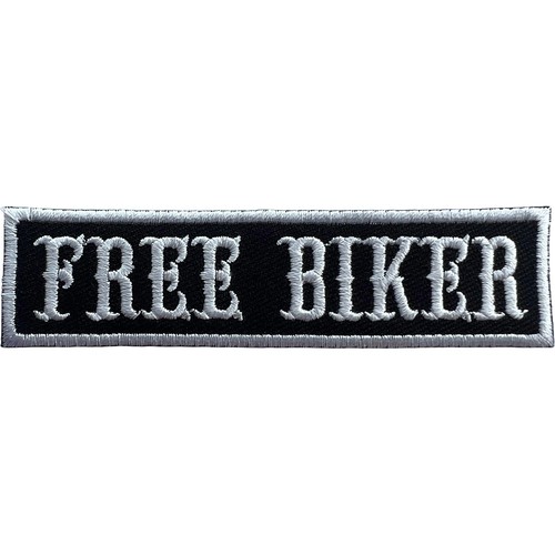 Free biker patch - patch, on