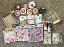 WEDDING CRAFT DECORATIONS/SUPPLIES JOB LOT - MOSTLY NEW, SOME USED