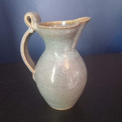 Studio pottery blue grey - blue,