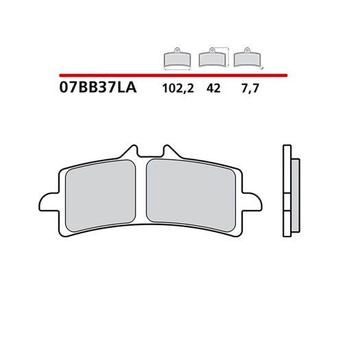 Brembo front brake pad kit - brembo,