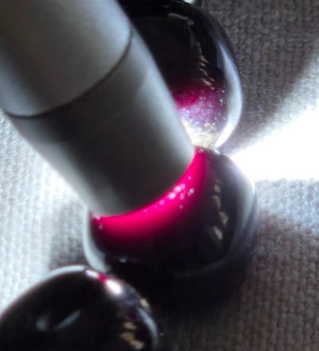 Antique dark red - red, bakelite