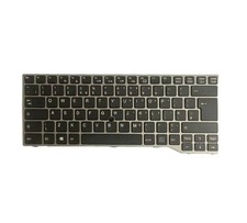 Fujitsu Lifebook U745 E733 E743 UK Layout Keyboard + Trackpoint Replacement New