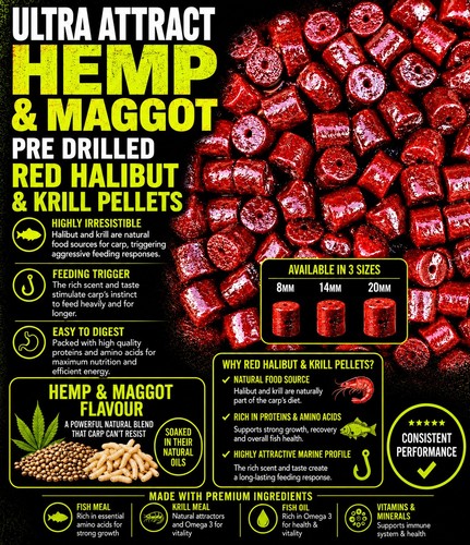 Ultra attract hemp - attract, maggot