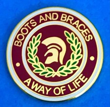 SKA REGGAE SKINHEAD BADGE -