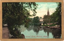Lovers Walk Matlock Bath Postcard To Ada Stainthorpe Ripon c.1909
