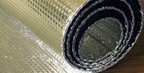 Reflective bubble foil - x, 8'