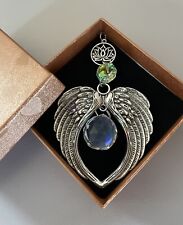 Crystal Angel Wings & Lotus