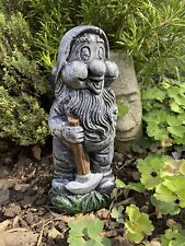 Garden Gnome  with  A Pick   10 Inch Figure