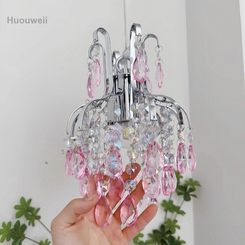 Colorful crystal chandelier - crystal,