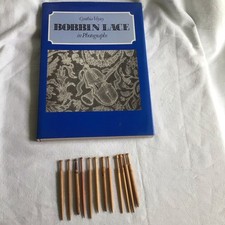 Bobbin Lace In photographs By Cynthia Voysey12 Wood Honiton Bobbins, bargain