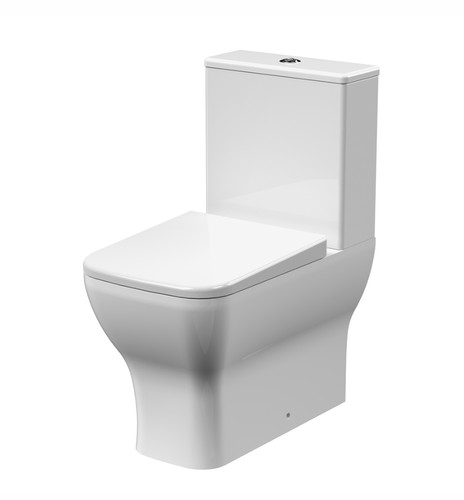 Bathroom square close coupled - bathroom,