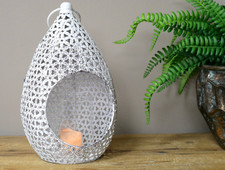 White Metal Antique Rustic