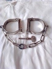 KUB leg irons medium size not handcuffs police roleplay