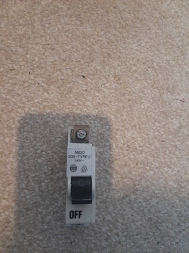 Wylex nb20 20a type single - wylex,