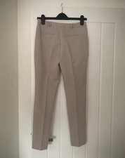 Grey Smart Cigarette Trousers