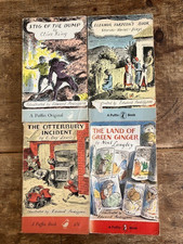 Vintage Puffins illust by