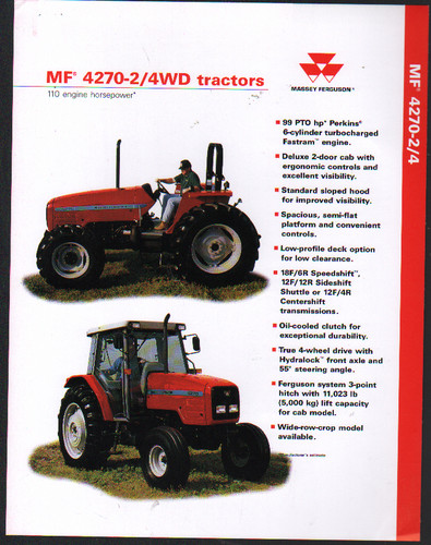 Massey ferguson 4270 4wd - mf, 4270-2/4wd