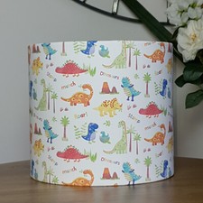 Dinosaurs Ceiling Drum Light Shade 25cm/10"