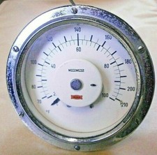 Vintage Retro Motometer 4" Dual Display Thermometer Display with 60" Capillary