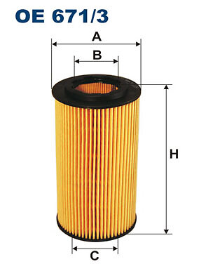 Oil filter filtron - filter, 671/3