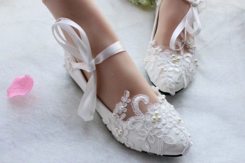 Women tied plus size flat - women's,