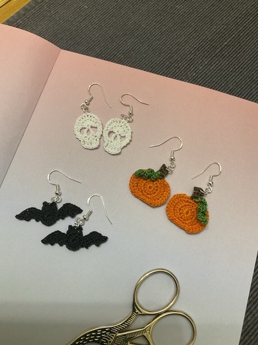 Handmade halloween earrings - handmade,