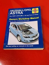 VAUXHALL ASTRA 1998 TO 2004 USED HAYNES SERVICE AND REPAIR MANUAL