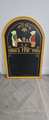 Vintage wood chalkboard - vintage, sign