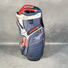 Mizuno BR-D4C 14 Way Golf Cart Bag Blue Red And White