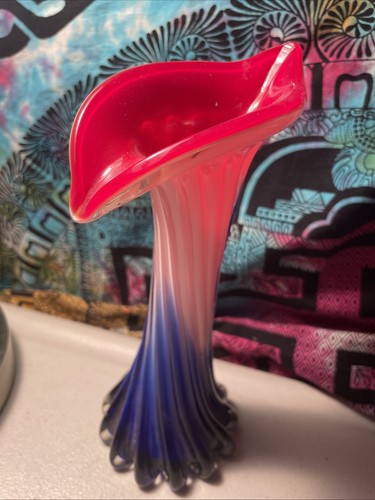 Vintage art glass hand - art,