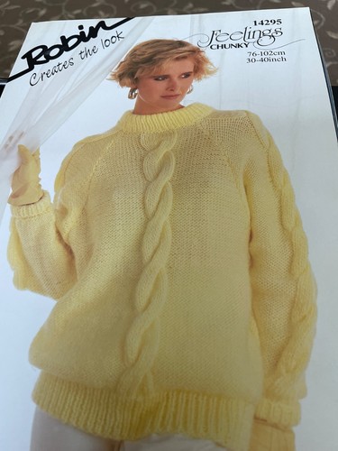 Robin chunky knitting pattern - chunky,