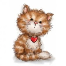 Wild Rose Studio Cat With