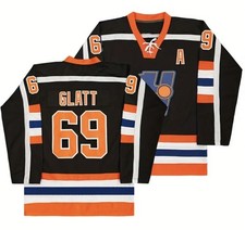 Doug The Thug Glatt #69 Halifax Highlanders Embroidered Ice Hockey Jersey New