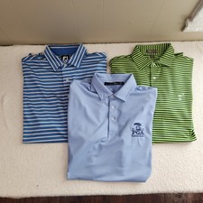 Lot Of 3 Mens Golf Polos  Size