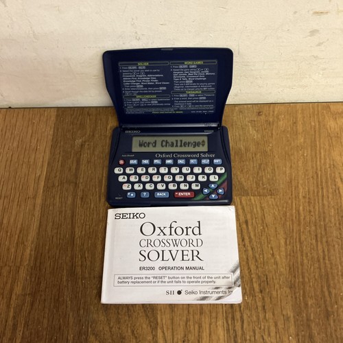 Seiko er3200 oxford - seiko, crossword