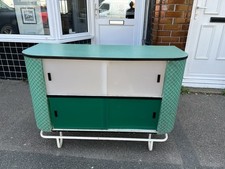Vintage 50’s 60’s Kitchen Cabinet With Matching Table