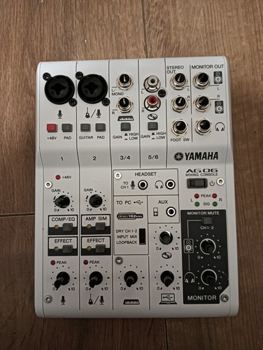 Yamaha ag06 mixing - ag06,