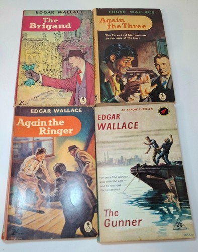 Vintage edgar wallace - 4x,