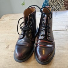 Dr Martens Emmeline Cherry Red