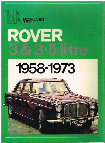 Rover 3 5 litre - p5, &
