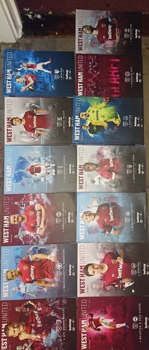 West ham united programmes - west,