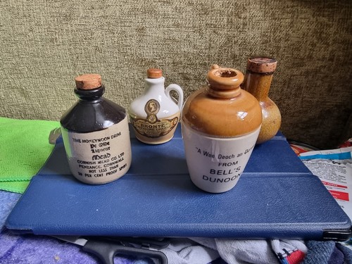 Flagons decanters empty - 4x, flagons/decanters