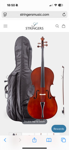 Three quarter cello with - three,