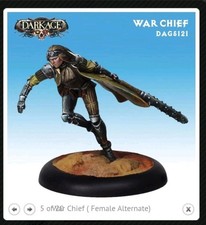 Dark Age Minature. Warchief