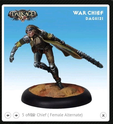 Dark age minature warchief - dark,